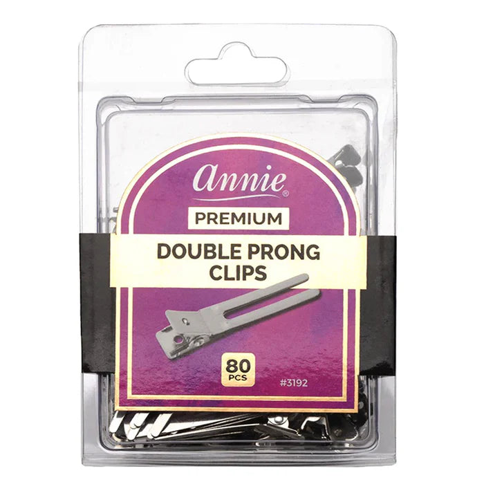 Annie 80 Double Prong Clips #3192